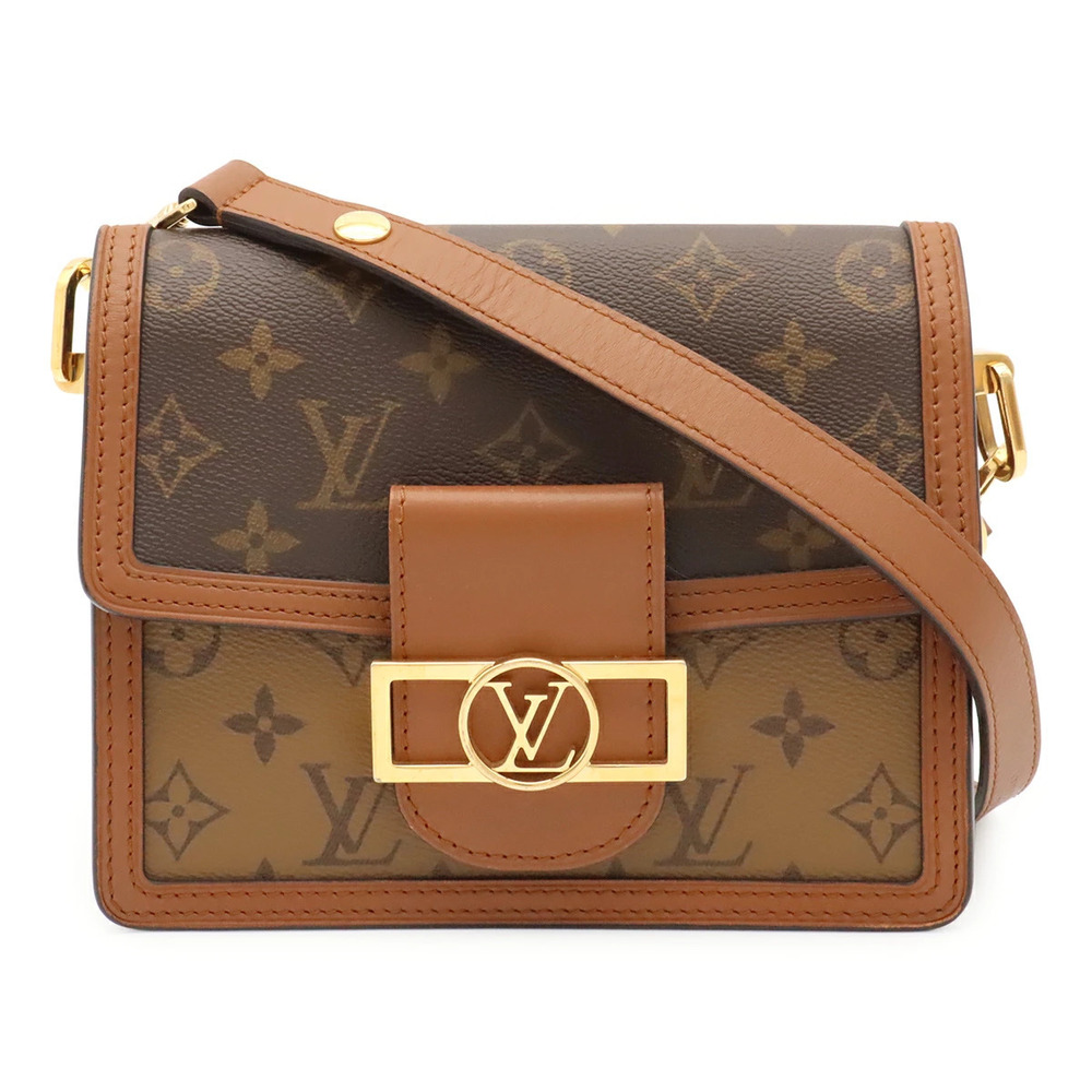 LOUIS VUITTON Monogram Reverse Dauphine Shoulder Bag Crossbody